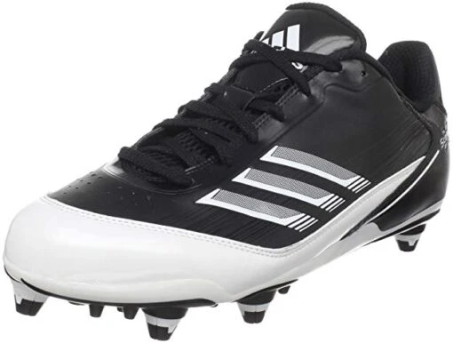 New Adidas Men's Scorch X Low D Football Cleat Men 12 Black/White Molded Cleats -Deals Baseball Store g24695 b4fa8611 e312 4e68 b6df f8ce20ad71ff