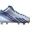 New Adidas Adizero 5 Star 2.0 Mid Mens 11.5 Football Molded Cleats Plat/Nvy/Wht -Deals Baseball Store g67062 2011.5 20plat nav wht