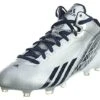 New Adidas Men's 9.5 Adizero 5 Star 2.0 Mid Football Cleat Silver/Navy G67062 -Deals Baseball Store g67062 b448cb60 e271 456d b068 b563fe1d1871