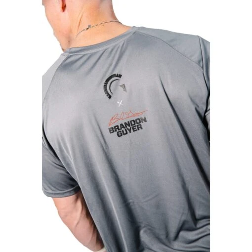 Guardian Baseball Brandon Guyer Mindset Performance Line Breathe Trust Compete, Breathable Workout Shirt (Charcoal) -Deals Baseball Store gb bts85a ch 3