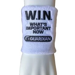 Guardian Baseball Brandon Guyer Mindset Series WIN Wrist Bands Terry Cloth (White) -Deals Baseball Store gb writsband white1