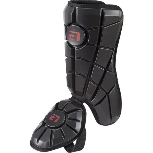 G-Form Pro Baseball Right Or Left Handed Batter Adult Leg Guard (Black) -Deals Baseball Store gf lg0102010l legguard blk blk main 1