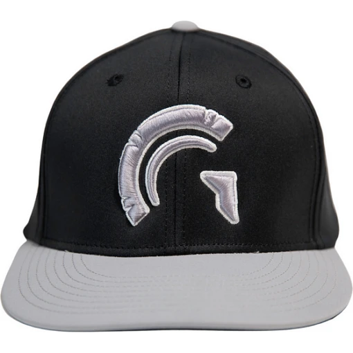 Guardian Baseball HC1 Ultima Grey/White 3-D "G" Black Ventilated Hat W/ Grey Bill L/XL (Black-Grey/Grey-White Logo) -Deals Baseball Store guardian hc1 ultima hat black grey large xl 1