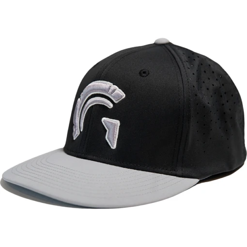 Guardian Baseball HC1 Ultima Grey/White 3-D "G" Black Ventilated Hat W/ Grey Bill L/XL (Black-Grey/Grey-White Logo) -Deals Baseball Store guardian hc1 ultima hat black grey large xl 2