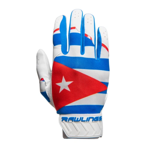 Guardian Baseball X Rawlings 5150 Limited Edition Cuba Flag Baseball Batting Gloves Adult Sizes(Blue/White/Red) -Deals Baseball Store guardian baseball rawlings 5150 limited edition cuba flag baseball batting gloves 1 1