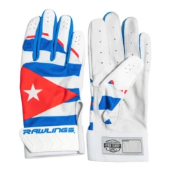 Guardian Baseball X Rawlings 5150 Limited Edition Cuba Flag Baseball Batting Gloves Adult Sizes(Blue/White/Red) -Deals Baseball Store guardian baseball rawlings 5150 limited edition cuba flag baseball batting gloves main