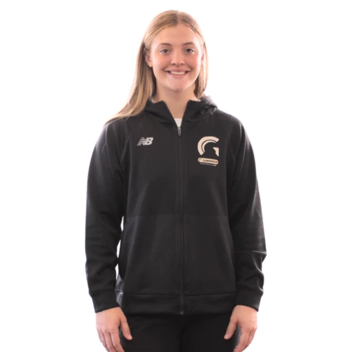 Guardian X New Balance Women's NB Dry Scuba Travel Hoodie Jacket (Black/Rose Gold) -Deals Baseball Store guardianxnewbalancewomen snbdryscubatravelhoodiejacket black 2