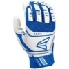 Easton Baseball Walk Off Power Leverage Adult Batting Gloves (White/Royal) -Deals Baseball Store hozbzaj