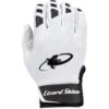 Lizard Skins Komodo V2 Batting Glove (White/Grey) -Deals Baseball Store ls komodov2bg diamndwhi main