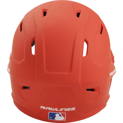 Rawlings MACH Series Matte Baseball Batting Helmet (Orange) -Deals Baseball Store machsr bo 2