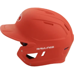 Rawlings MACH Series Matte Baseball Batting Helmet (Orange) -Deals Baseball Store machsr bo 3