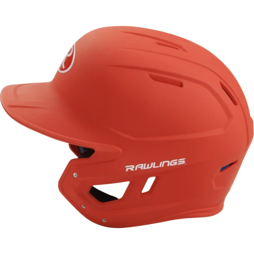 Rawlings MACH Series Matte Baseball Batting Helmet (Orange) -Deals Baseball Store machsr bo 3