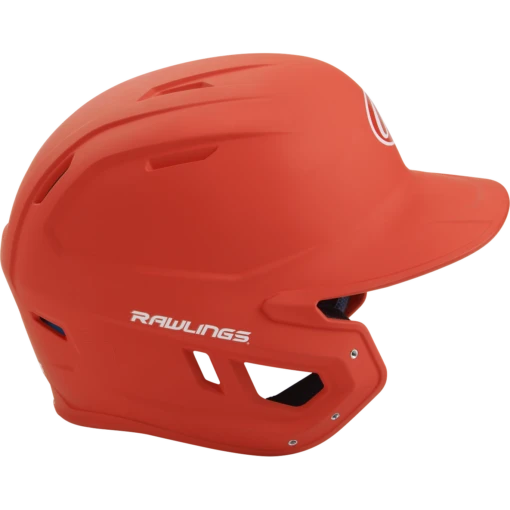 Rawlings MACH Series Matte Baseball Batting Helmet (Orange) -Deals Baseball Store machsr bo 4