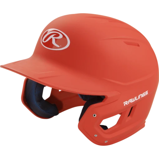 Rawlings MACH Series Matte Baseball Batting Helmet (Orange) -Deals Baseball Store machsr bo 5