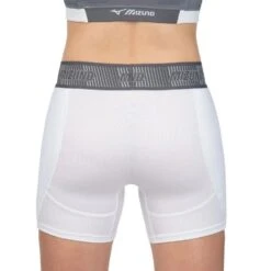 Mizuno Aero Vented Padded Women's Sliding Shorts (White) -Deals Baseball Store miz1