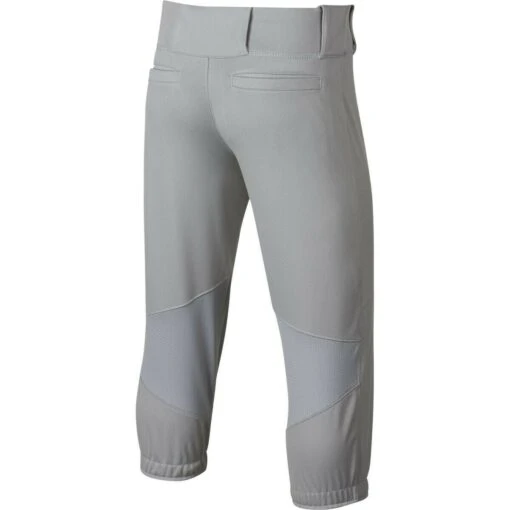 Nike Mens Vapor Pro Knicker High Baseball Pants (Gray/Black) -Deals Baseball Store nik pants 747224 052gybkback