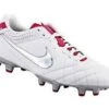 New Nike Tiempo Natural IV LTR FG 524928 Womens 7 White/Silver Soccer Cleats -Deals Baseball Store nike 20tiempo 20natural 20iv 20ltr 20fg 235f7b13 0c66 4d48 a900 0dde549415d3