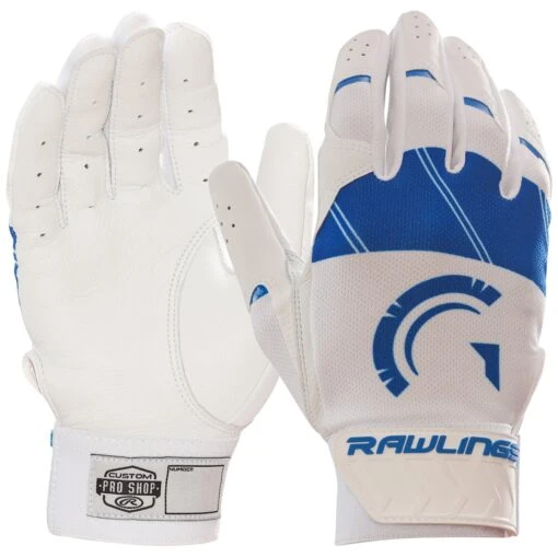 Guardian Baseball X Rawlings 5150 Baseball Batting Gloves Leather Flexfit (Royal/White) -Deals Baseball Store od4lipv