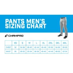 Champro Triple Crown Open Bottom Adult Baseball Pants (White) -Deals Baseball Store pantsmen ssizingchart 1 3e96d60e 9d2a 4a9d 9e8c e16b563cee20