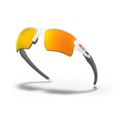 Oakley Flak 2.0 XL Men's Baseball Sunglasses, Polished, Polished (White/Fire Iridium) -Deals Baseball Store qw5