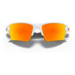 Oakley Flak 2.0 XL Men's Baseball Sunglasses, Polished, Polished (White/Fire Iridium) -Deals Baseball Store qw6