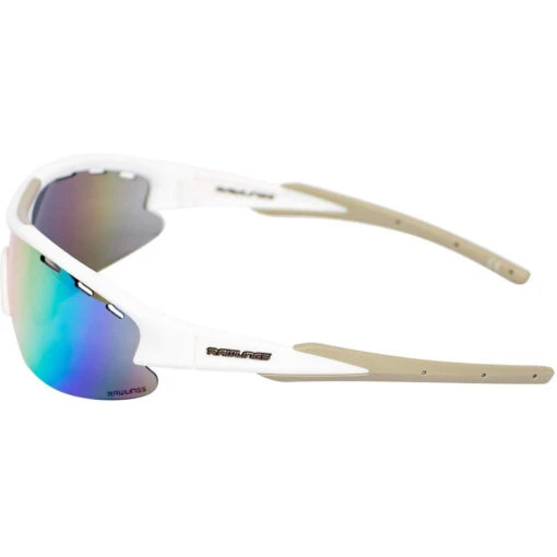 Rawlings Adult Shield Baseball Sunglasses Lightweight Sports Sun Glasses For Running, Softball, Rowing, Cycling (White/Gray) -Deals Baseball Store raws 10240668.qts white multi 4 77d71e49 bb73 4272 aa28 70437d34a0d1