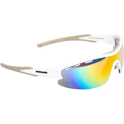 Rawlings Adult Shield Baseball Sunglasses Lightweight Sports Sun Glasses For Running, Softball, Rowing, Cycling (White/Gray) -Deals Baseball Store raws 10240668.qts white multi 6 316699c8 3e96 4745 87d9 2af66dc90641