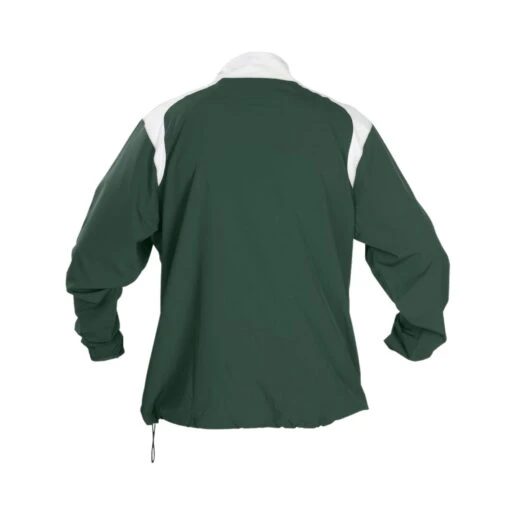 Rawlings Baseball Adult Men's Long Sleeve Quarter-Zip Jacket (Dark Green) -Deals Baseball Store raws forcejdg88 lsjacket dg 1