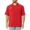 Rawlings Launch Short Sleeve Men's Cage Batting Practice Jacket Small (Scarlet) -Deals Baseball Store raws lnccjs88 ssjacket scrlt main