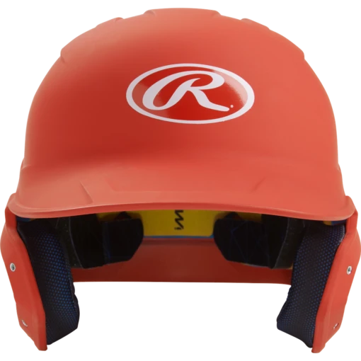 Rawlings MACH Series Matte Baseball Batting Helmet (Orange) -Deals Baseball Store raws mach bo7 main