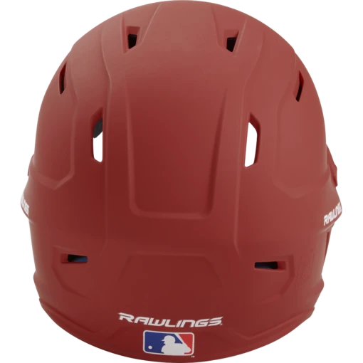 Rawlings MACH Series Matte Baseball Batting Helmet (Cardinal) -Deals Baseball Store raws mach c7 1