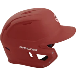 Rawlings MACH Series Matte Baseball Batting Helmet (Cardinal) -Deals Baseball Store raws mach c7 2