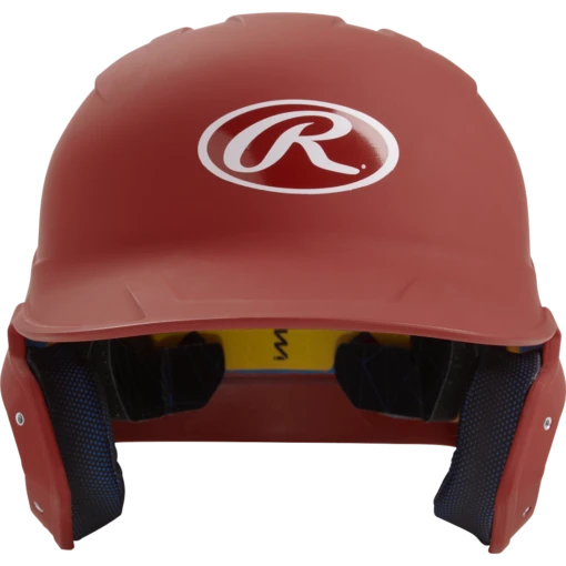 Rawlings MACH Series Matte Baseball Batting Helmet (Cardinal) -Deals Baseball Store raws mach c7 main