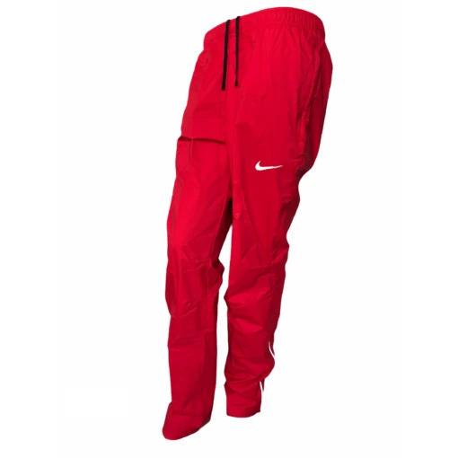 Nike Sportswear Nylon Women's Training Running Pants Weather-Resistant (Red) -Deals Baseball Store red1