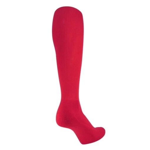 TCK Twin City ALLSPORT Baseball Softball Solid Adult Sock (Red) -Deals Baseball Store tck allsport red