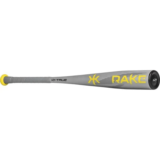 True Temper Rake 2022 USSSA 2 3/4" Baseball Bat Drop -10 (Silver/Yellow) -Deals Baseball Store tr ut 22 rke x 10 4