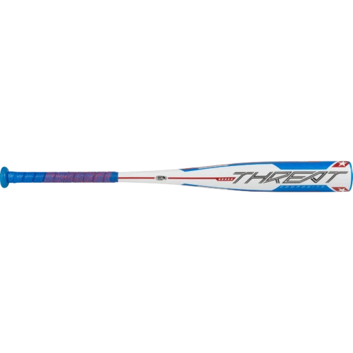 Rawlings Threat USSSA 2022 2 3/4" Barrel Baseball Bat Drop -12, (Blue/White) -Deals Baseball Store ut1t12 1