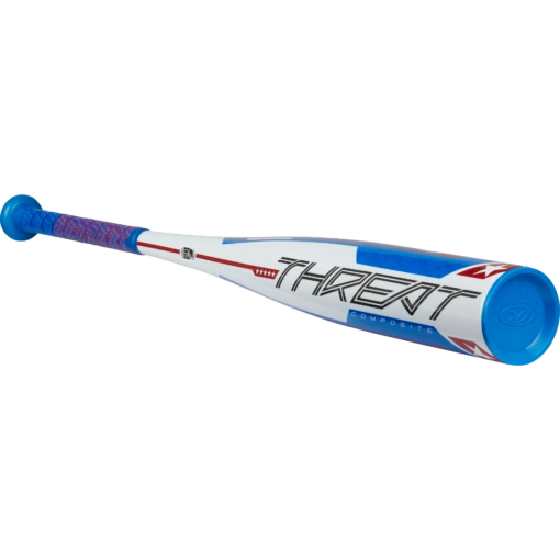 Rawlings Threat USSSA 2022 2 3/4" Barrel Baseball Bat Drop -12, (Blue/White) -Deals Baseball Store ut1t12 5