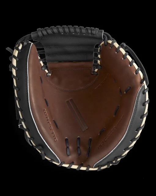 Warstic IK3 SERIES JAPANESE KIP CATCHER’S MITT- BISON STYLE -Deals Baseball Store warstic FG IK3C B 02