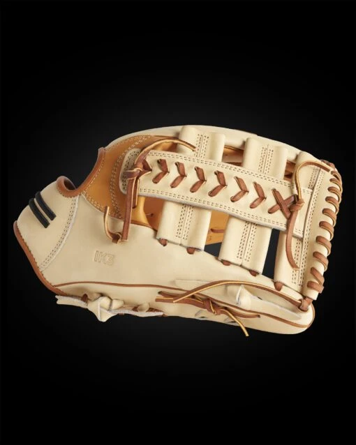 Warstic IK3 SERIES JAPANESE KIP OUTFIELD GLOVE- WILD HORSE STYLE -Deals Baseball Store warstic FG IK3OF WH 02