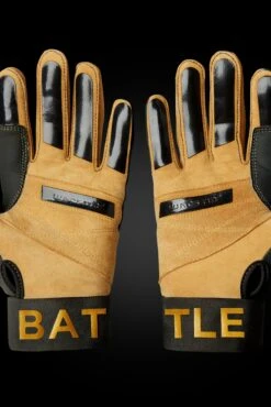 WORKMAN3 BATTING GLOVES "OFFICIAL WARSTRIPE NATION" -Deals Baseball Store warstic baseball battinggloves workman3 blackgold 2