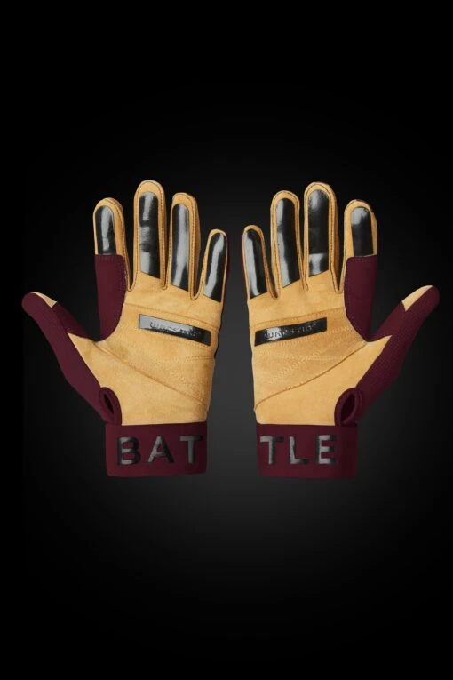 WORKMAN3 BATTING GLOVES "MAROON" -Deals Baseball Store warstic baseball battinggloves workman3 maroon 3 scaled