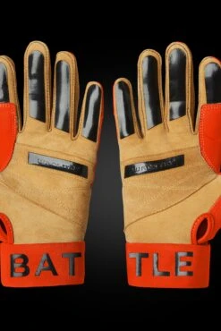 WORKMAN3 BATTING GLOVES "ORANGE" -Deals Baseball Store warstic baseball battinggloves workman3 orange 3