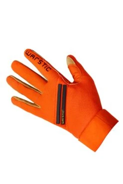 WORKMAN3 BATTING GLOVES "ORANGE" -Deals Baseball Store warstic baseball battinggloves workman3 orange white