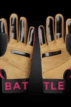 WORKMAN3 BATTING GLOVES "BATTLE PINK" -Deals Baseball Store warstic baseball battinggloves workman3 pink 3