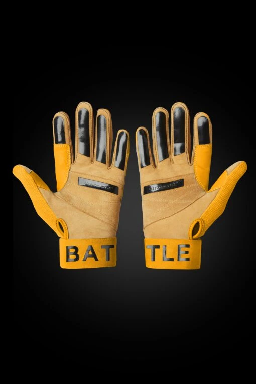 WORKMAN3 BATTING GLOVES "YELLOW" -Deals Baseball Store warstic baseball battinggloves workman3 yellow 2 scaled