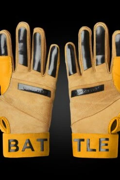 WORKMAN3 BATTING GLOVES "YELLOW" -Deals Baseball Store warstic baseball battinggloves workman3 yellow 3