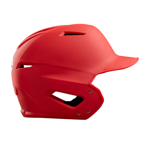 Evoshield XVT Matte Adult Baseball Batters Helmet (Scarlet) -Deals Baseball Store